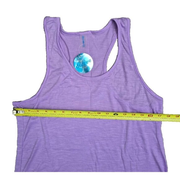 Decree Women's Lavender Fields Purple Splash Tank Top - Picture 4 of 6